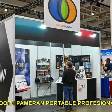 booth pameran portable profesional